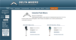 Desktop Screenshot of deltamixers.com